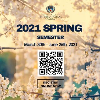 Spring Semester is now open for registration. Don't forget to check out the new timetable on our website to plan your courses 👉👉👉 Scan the QR code or go to our website to register 💪💪💪
