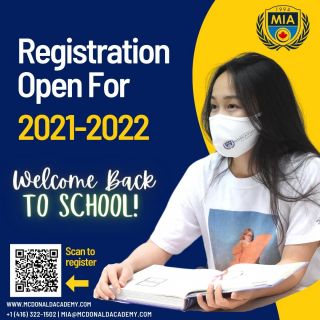 We're so happy to announce that Registration for Fall 2021 semester has officially open.  Register your courses now by scanning the QR code or go to our website. Can't wait to welcome you back in campus!