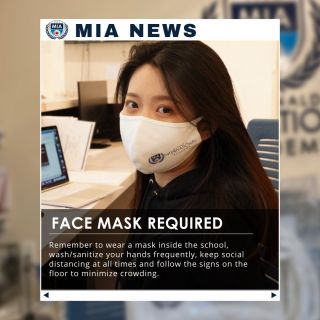 We are reopening our Main campus on September 15th, 2021! Can't wait to welcome our students and staff again!
Remember to wear a mask inside the school, sanitize your hands often and keep social distancing at all times to keep yourself and other safe!